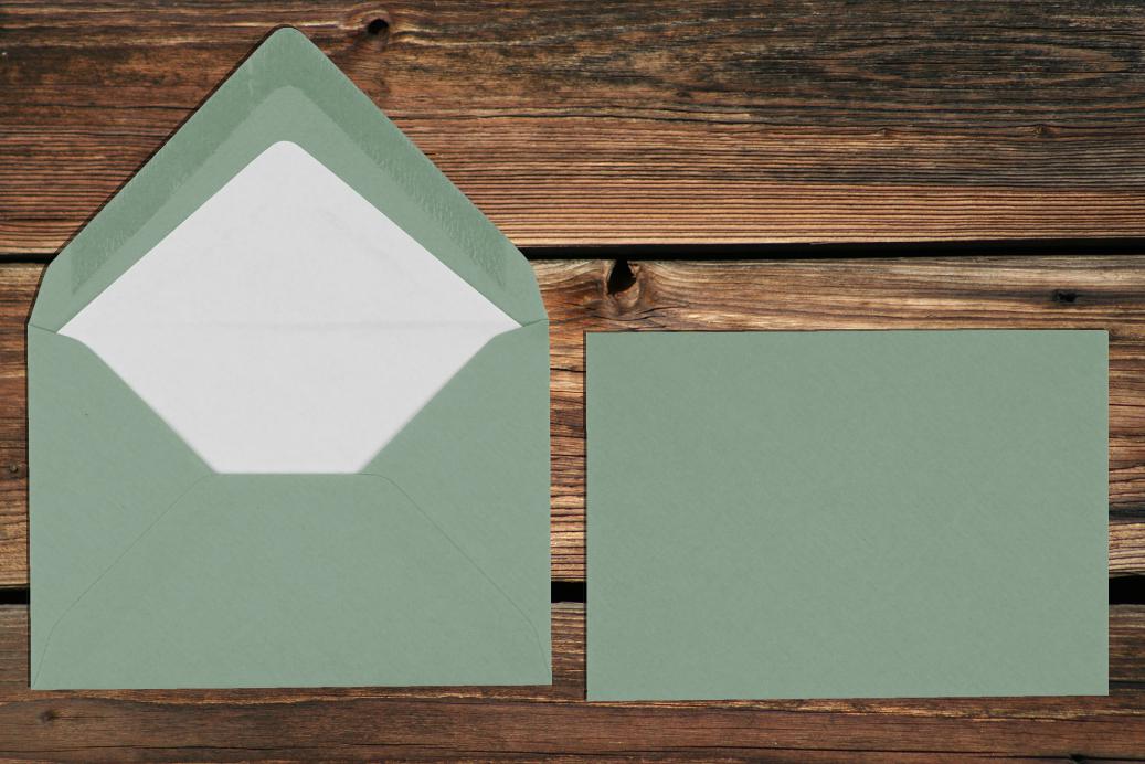 Briefhüllen mit Seidenfutter C7 81x114 mm Nassklebend Eucalyptus gerippt 100 g/qm